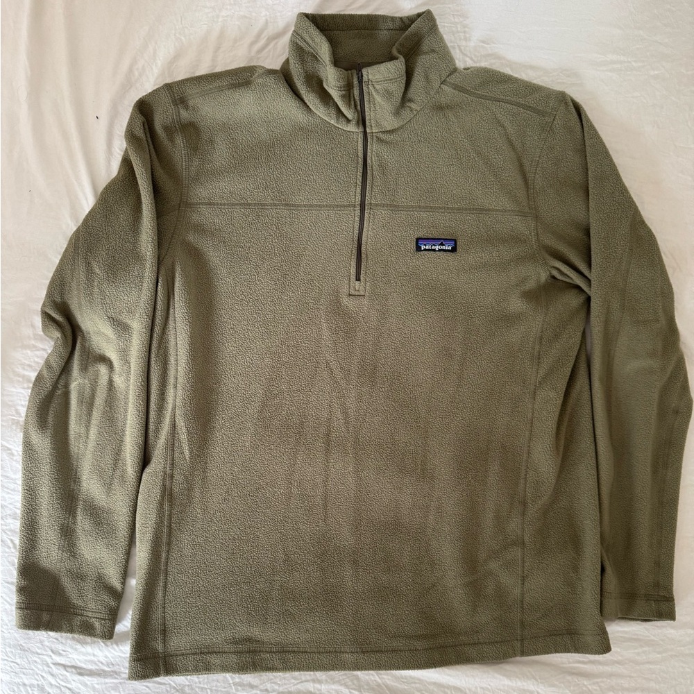 Patagonia Sage Green Fleece Pullover